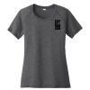 Ladies PosiCharge ® Tri Blend Wicking Scoop Neck Raglan Tee Thumbnail